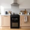 50cm Electric Cooker Double Oven with 4 Zone Hob Freestanding A Energy Rated - Black - Everyday use and access