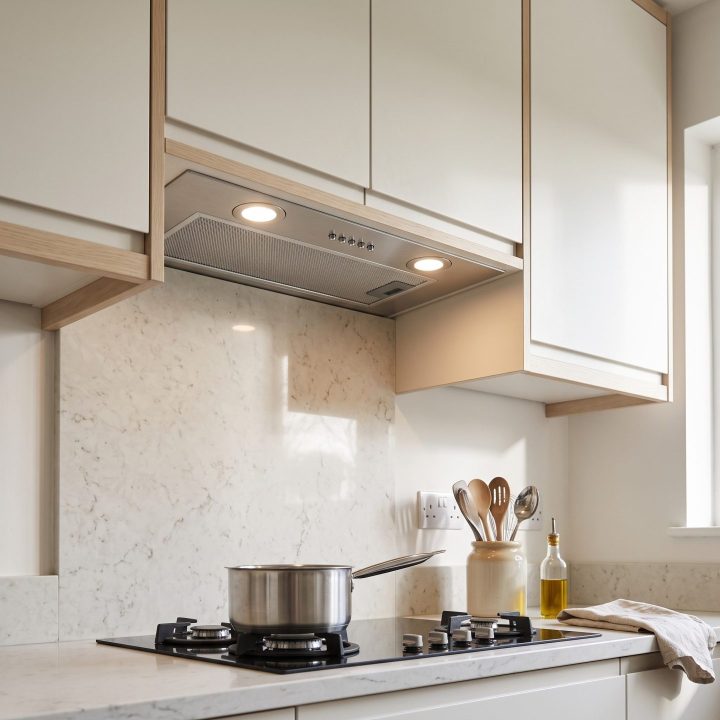 52cm Built-Under Canopy Cooker Hood A+ Energy Rated - Stainless Steel - Everyday use and access