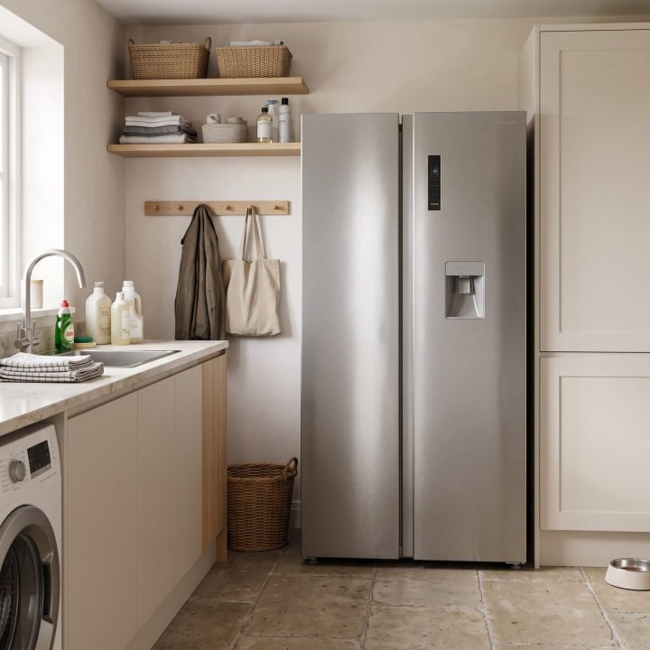 548L Freestanding Fridge Freezer 65/35 with Water Dispenser - Stainless Steel - Everyday use and access