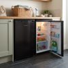 55cm Freestanding Side-by-Side Undercounter Fridge Freezer Pack - Black - Everyday use and access variation 2