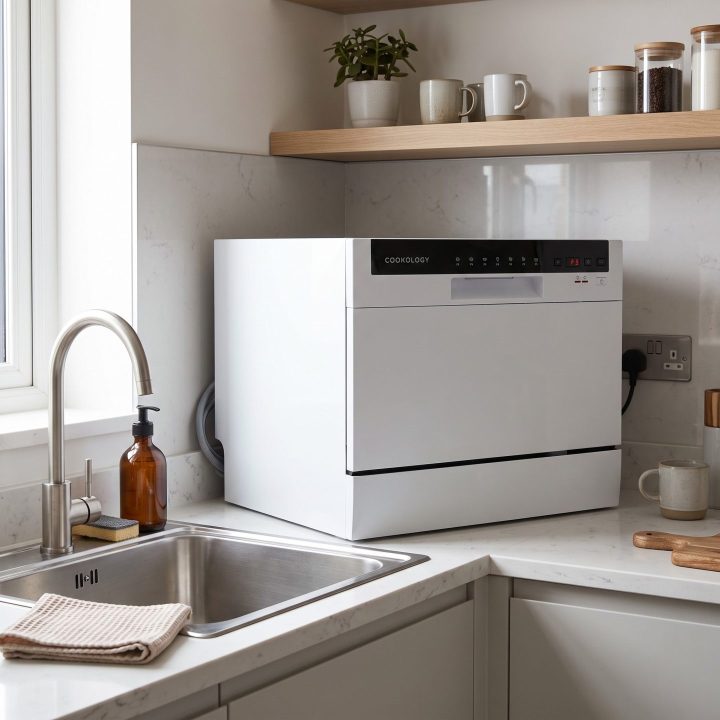 6 Place Settings Table Top Dishwasher - White - Everyday use and access