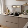 60cm Downdraft Cooker Hood Built-In - Stainless Steel - Scale and room context