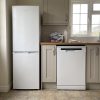 60cm Freestanding Dishwasher & 247L 50/50 Fridge Freezer - White - Product hero
