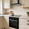 60cm Touch Control Ceramic Hob & Electric Fan Oven Pack - Black - Product hero
