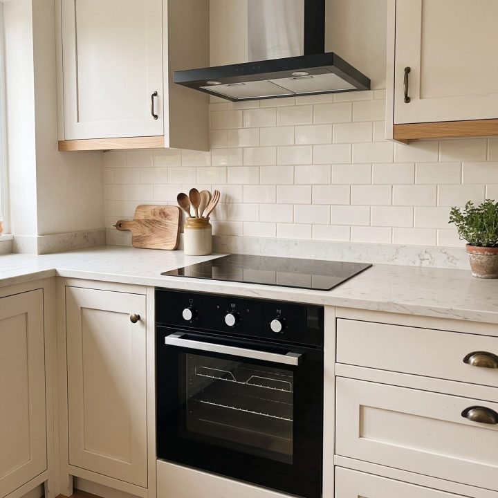 60cm Touch Control Ceramic Hob & Electric Fan Oven Pack - Black - Product hero