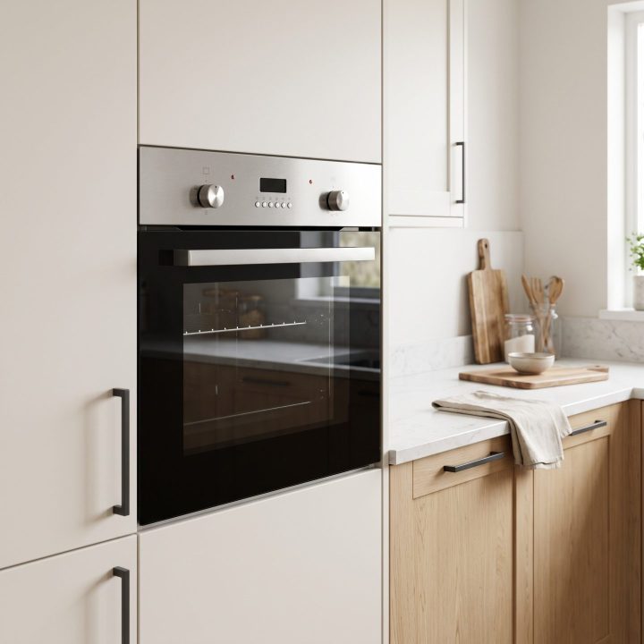 60L Built-In Electric Oven A Energy Rated - Stainless Steel - Everyday use and access