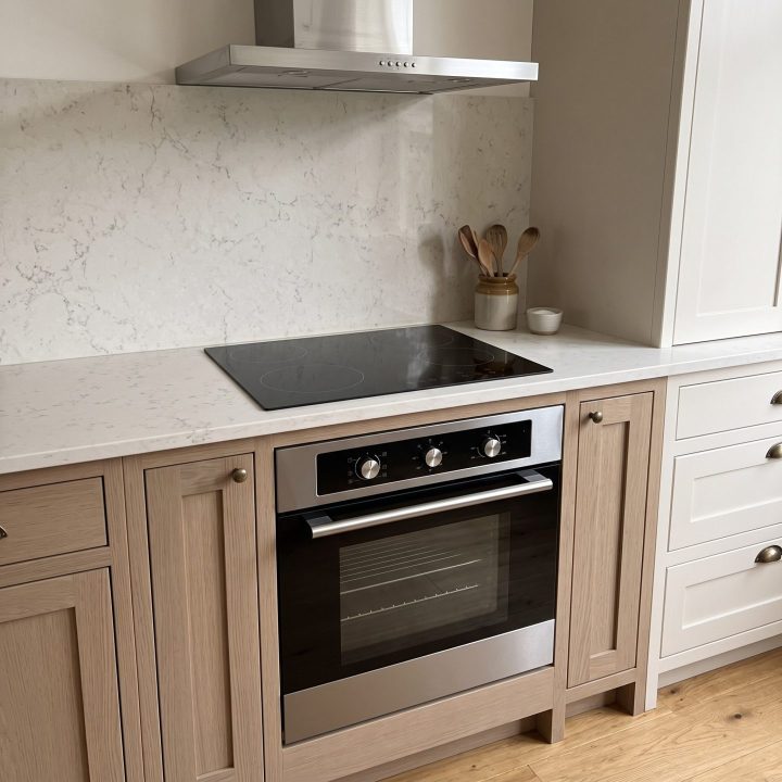 65L Built-In Electric Fan Oven & 60cm 4 Zone Ceramic Hob with Touch Controls - Stainless Steel - Verified design detail