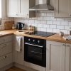 65L Built-In Electric Fan Oven & 60cm Ceramic Hob with Touch Controls - Black Glass - Product hero variation 2