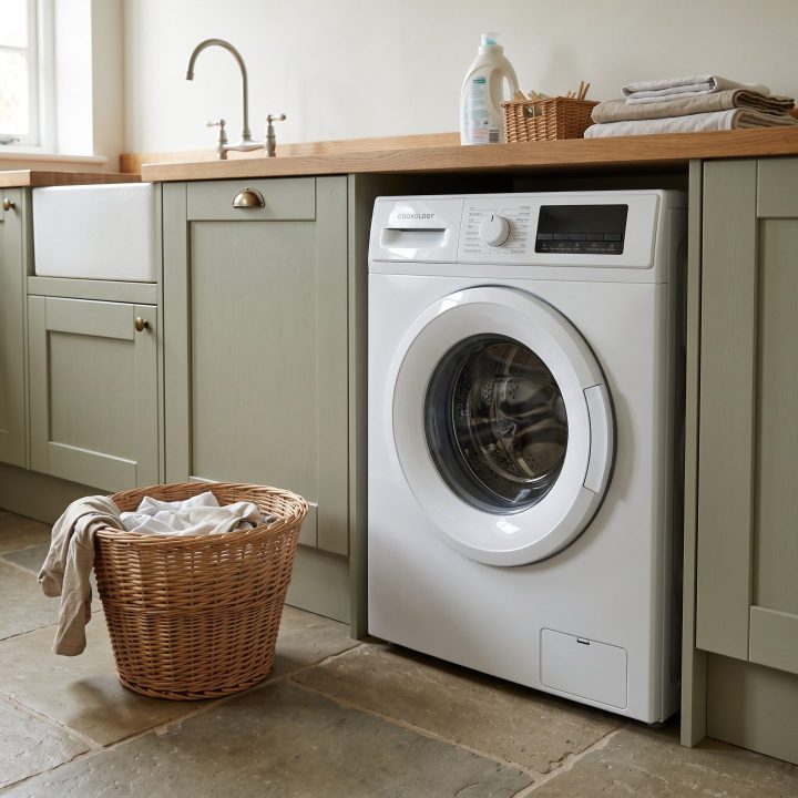 6kg Freestanding Washing Machine 1000rpm - White - Everyday use and access variation 2