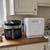 7.2L Digital Air Fryer & Compact 2 Place Table Top Dishwasher - Black - Verified design detail
