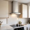 70cm Chimney Cooker Hood A Energy Rated - Stainless Steel - Everyday use and access