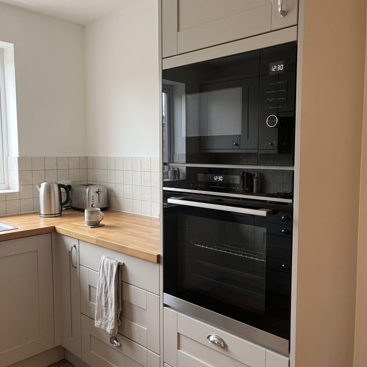 72L Multifunction Oven & 25L Integrated Microwave Bundle - Black - Product hero