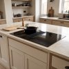 80cm Downdraft Vented 4 Zone Induction Hob with Bridge Zone A+ Energy Rated - Black - Product hero