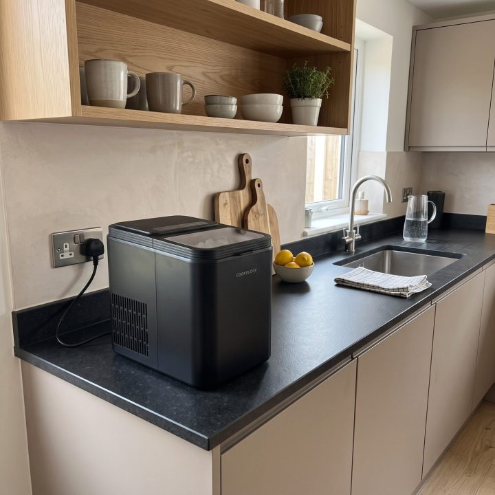 Ice Maker Countertop 12kg - Scale and room context