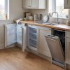 Under Counter Integrated 138L Fridge 97L Freezer & 10 Place Dishwasher Pack - White - Product hero variation 2